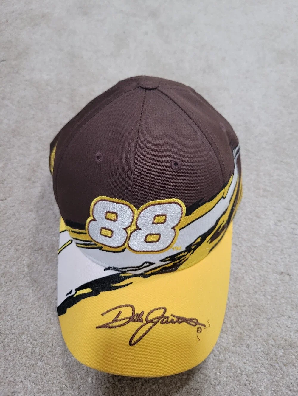 Vintage NASCAR Dale Jarrett #88 UPS Robert Yates Racing Strapback Hat